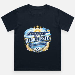 Argentina Fans Boys Boy's Crew Neck T-Shirt
