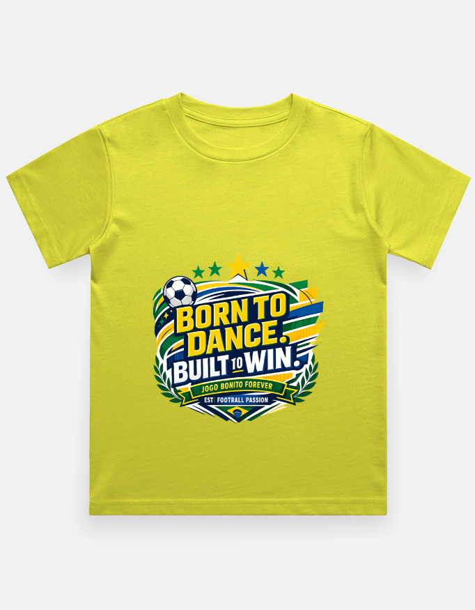 Brazil Fan Boy Boy's Crew Neck T-Shirt