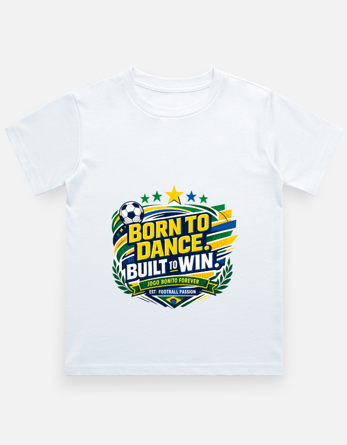 Brazil Fan Boy Boy's Crew Neck T-Shirt - Image 4
