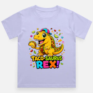 Taco-Saurus-Rex Boy's Crew Neck T-Shirt