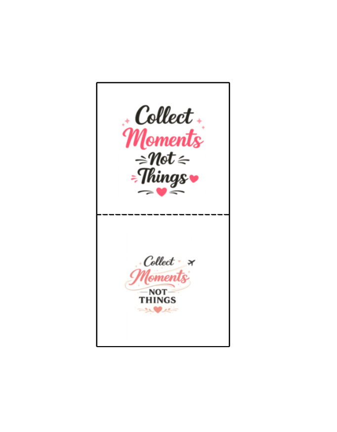 Collect Moments Not Things Unisex AOP Large Totebag - Image 2